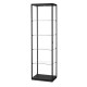 Vitrine 200x60x40cm zwart Vitrine 200x60x40cm zwart